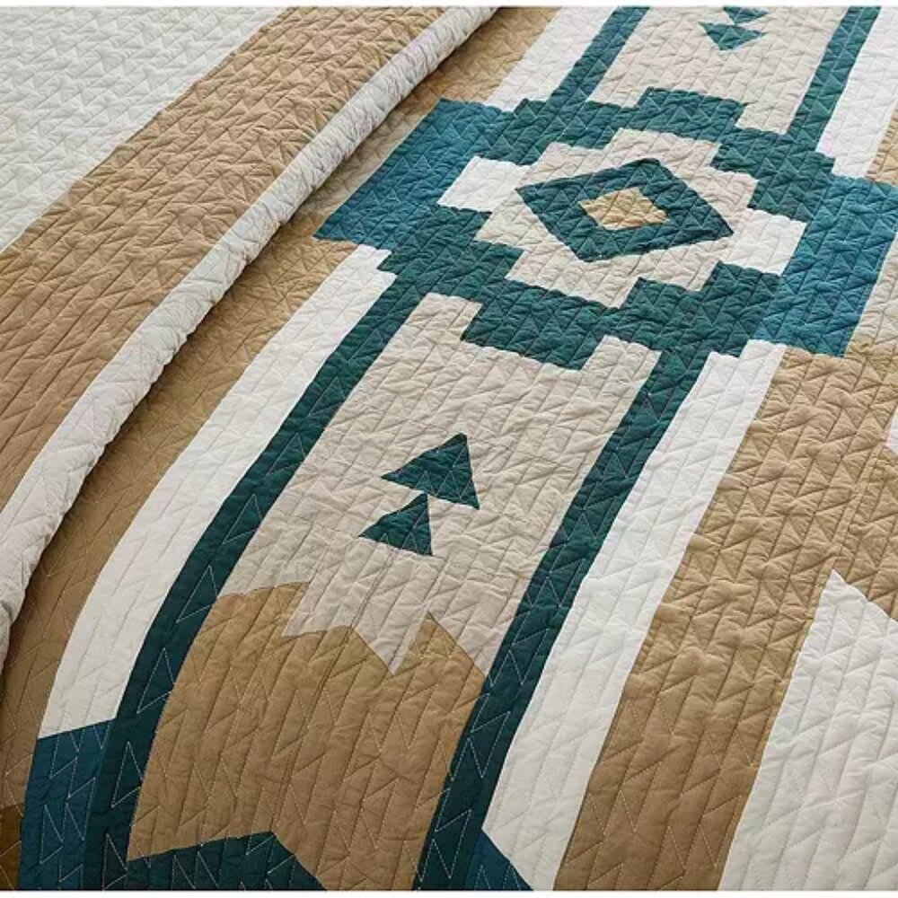 PENDLETON TRAIL STAR 3 Pc. Full/Queen COVERLET SET - Picture 2 of 5